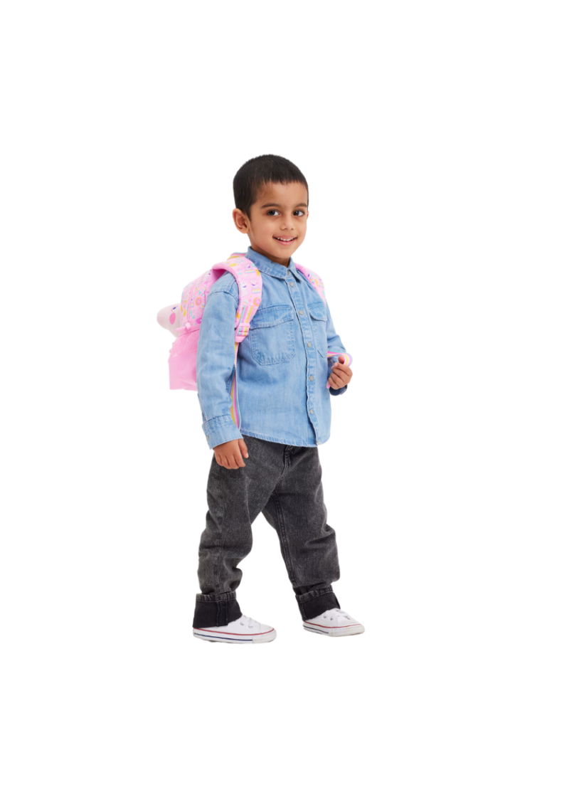 Smiggle Kids Mini Backpack with Plush - Peppa Pig