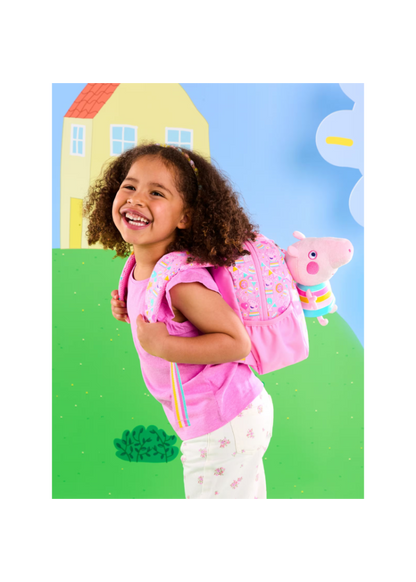 Smiggle Kids Mini Backpack with Plush - Peppa Pig