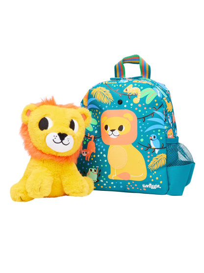 Smiggle Kids Mini Backpack with Plush - Lion