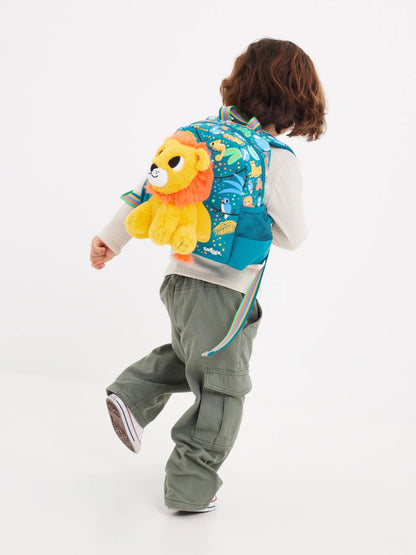 Smiggle Kids Mini Backpack with Plush - Lion