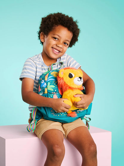 Smiggle Kids Mini Backpack with Plush - Lion