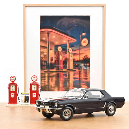 Norev Ford Mustang Coupe 1966 Metallic Midnight Blue 1:18 Scale Die-Cast Model Car