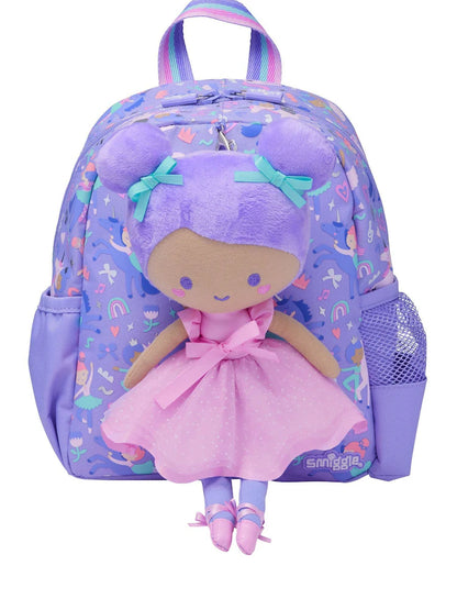 Smiggle Kids Mini Backpack with Plush - Doll