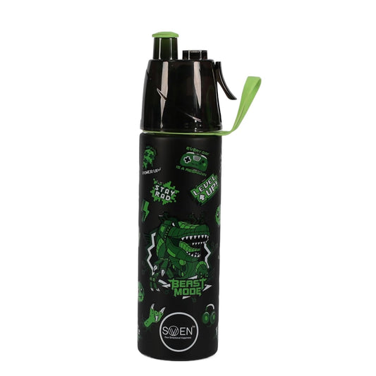 Insulated Stainless Steel Mist / Spray Bottle for kids , 600 ML , DINO