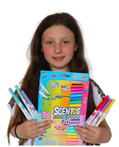 Scentos Fine Line Markers (PACK OF 10)