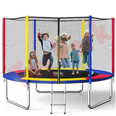 Toys Uncle 10 Feet Rainbow Deluxe Trampoline