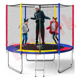 Toys Uncle 8 Feet Rainbow Deluxe Trampoline