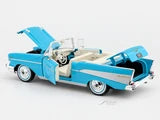 Maisto 1957 Chevrolet Bel Air Convertible Blue 1:18 Diecast Model Car