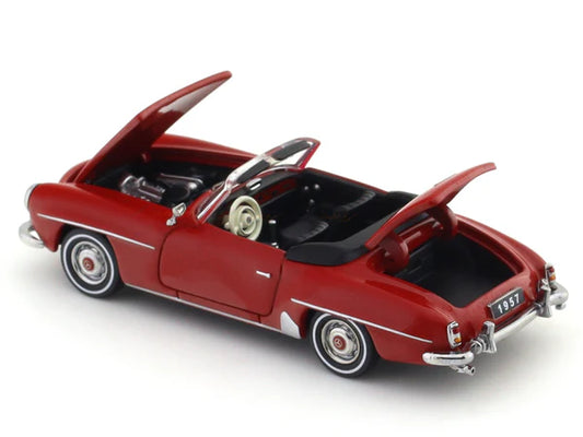 1957 Mercedes-Benz 190SL red 1:64 Diecast scale model