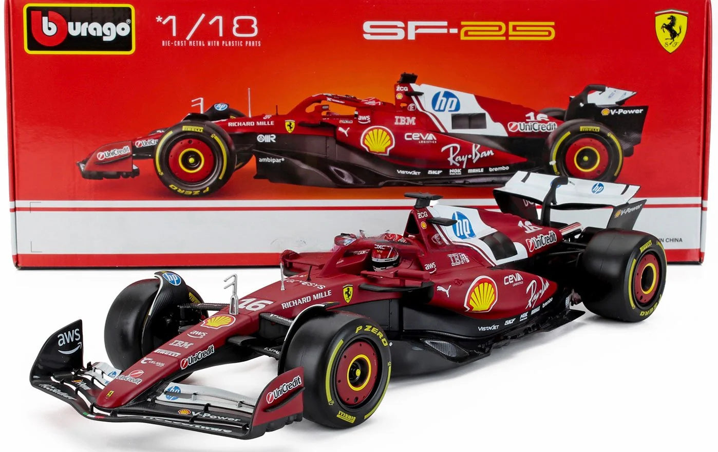 1:18 Leclerc SF-25 Car Model