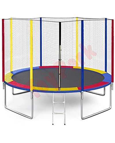 Toys Uncle 12 Feet Rainbow Deluxe Trampoline
