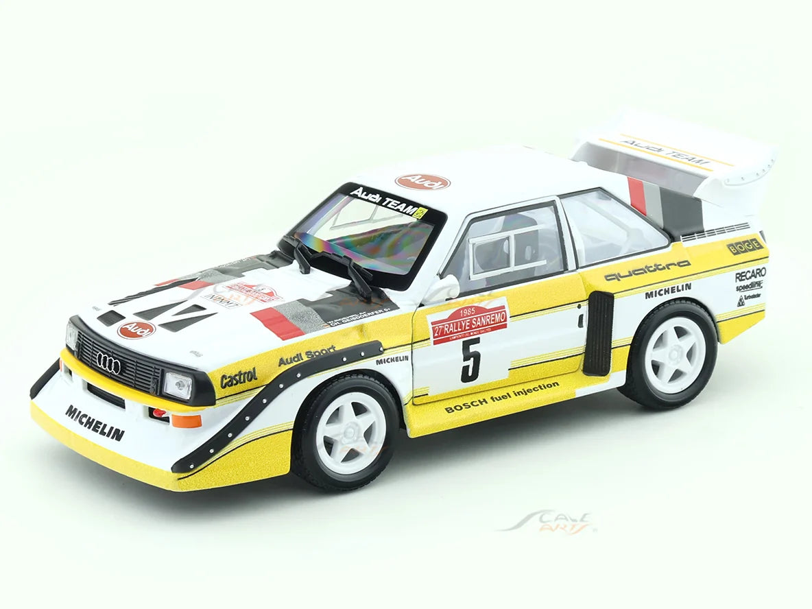 Bburago 1985 Audi Sport Quattro S1 E2 1:24 Diecast Rally Car Model