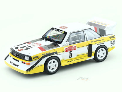 Bburago 1985 Audi Sport Quattro S1 E2 1:24 Diecast Rally Car Model