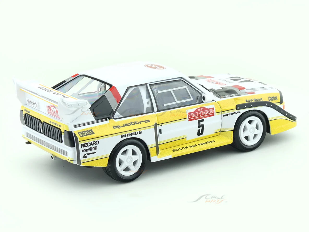 Bburago 1985 Audi Sport Quattro S1 E2 1:24 Diecast Rally Car Model