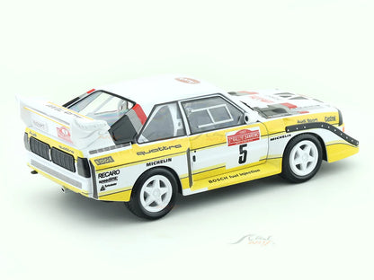 Bburago 1985 Audi Sport Quattro S1 E2 1:24 Diecast Rally Car Model