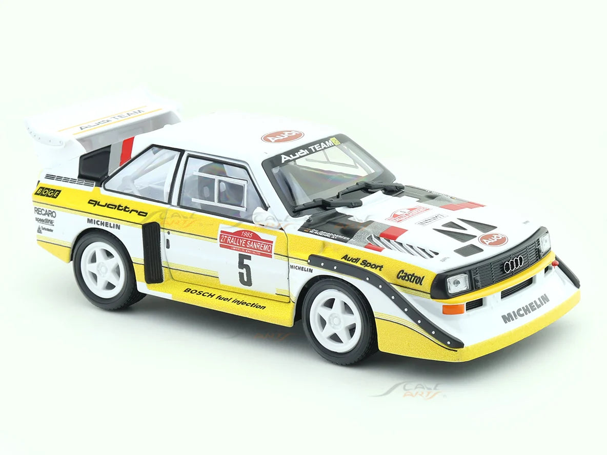 Bburago 1985 Audi Sport Quattro S1 E2 1:24 Diecast Rally Car Model