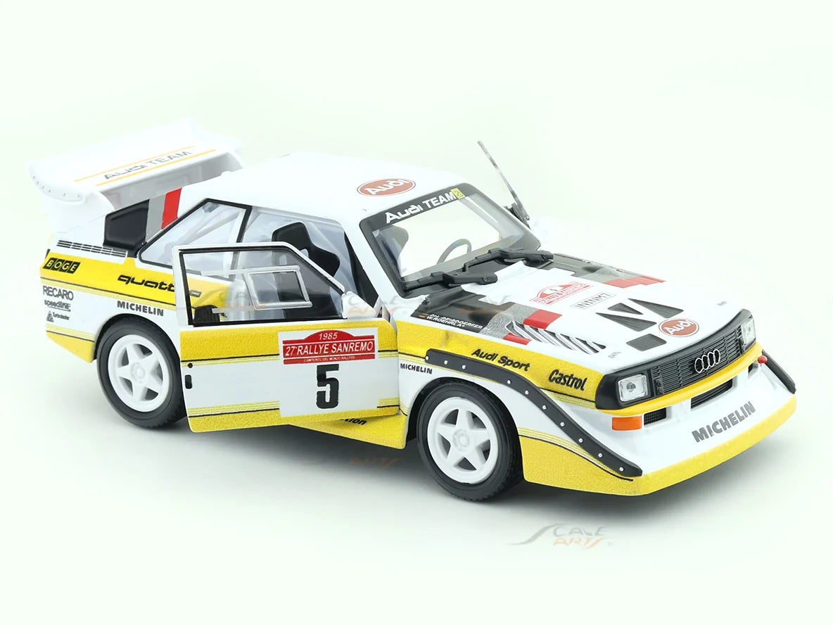 Bburago 1985 Audi Sport Quattro S1 E2 1:24 Diecast Rally Car Model