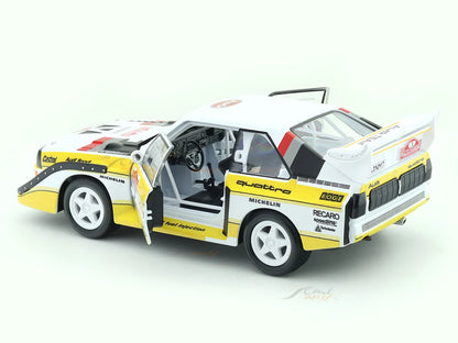 Bburago 1985 Audi Sport Quattro S1 E2 1:24 Diecast Rally Car Model