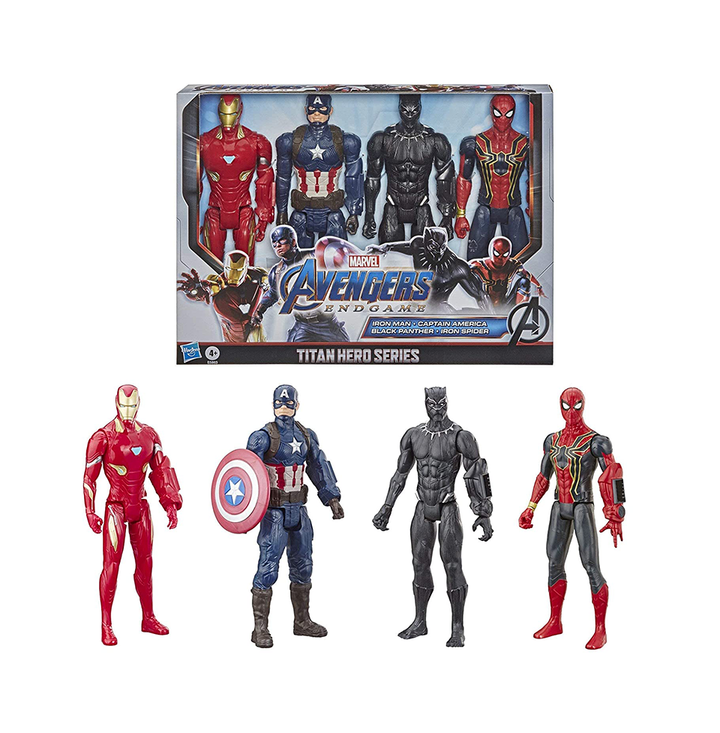 Marvel Avengers: Endgame Titan Hero Series Action Figure 4 Pack 12 INCH FIGURE