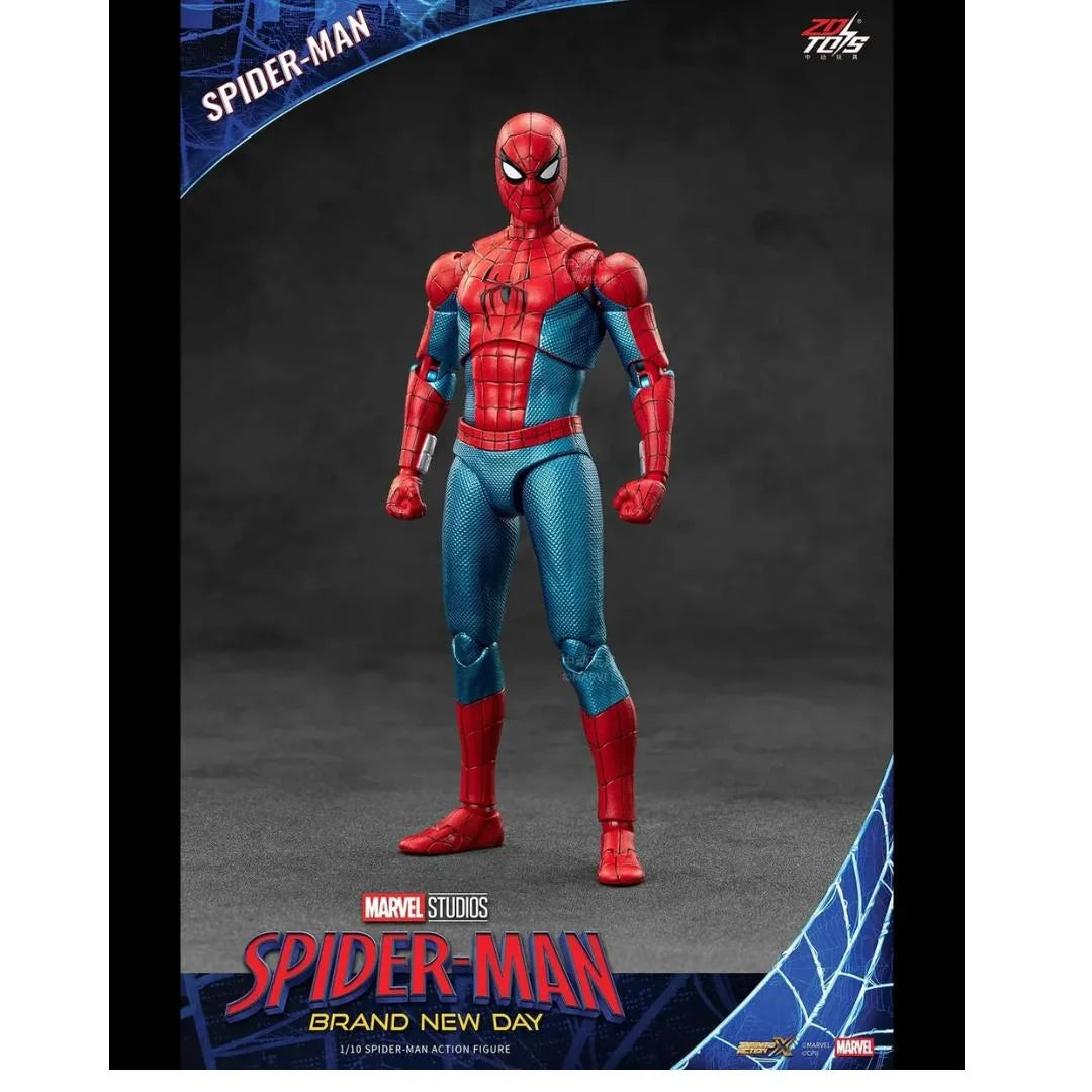 ZD Toys Marvel Studios Spider-Man Brand New Day 1:10 Scale Action Figure (6-7 Inch) | Premium Collectible Display Figure