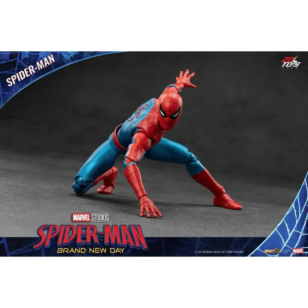 ZD Toys Marvel Studios Spider-Man Brand New Day 1:10 Scale Action Figure (6-7 Inch) | Premium Collectible Display Figure
