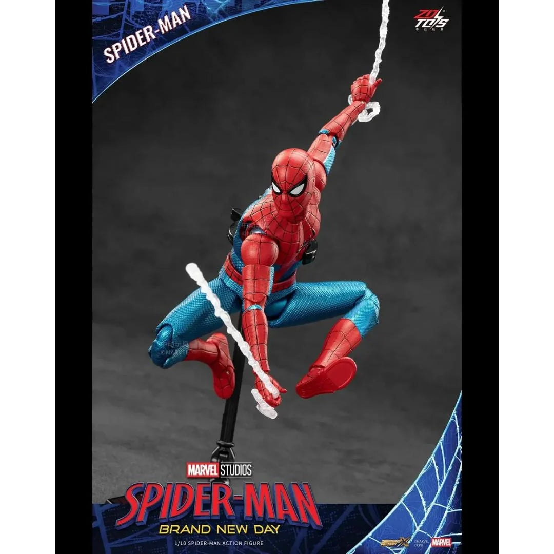 ZD Toys Marvel Studios Spider-Man Brand New Day 1:10 Scale Action Figure (6-7 Inch) | Premium Collectible Display Figure