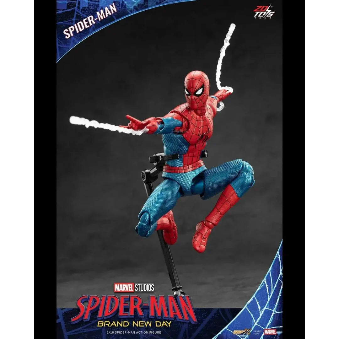 ZD Toys Marvel Studios Spider-Man Brand New Day 1:10 Scale Action Figure (6-7 Inch) | Premium Collectible Display Figure