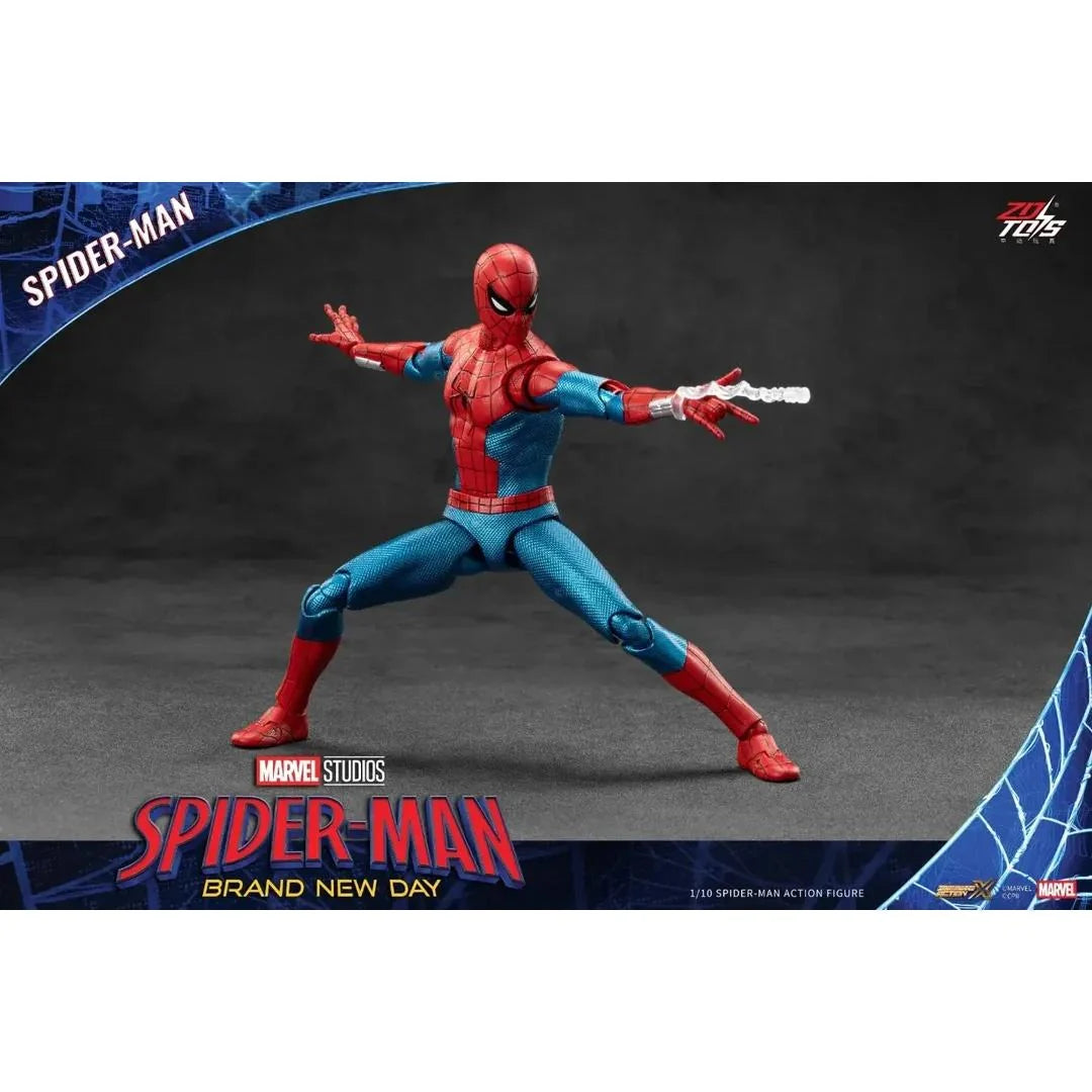 ZD Toys Marvel Studios Spider-Man Brand New Day 1:10 Scale Action Figure (6-7 Inch) | Premium Collectible Display Figure