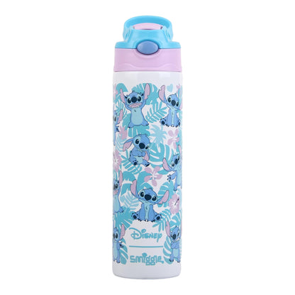 Smiggle 520 ml Stainless Steel Water Bottle for Kids - Stitch