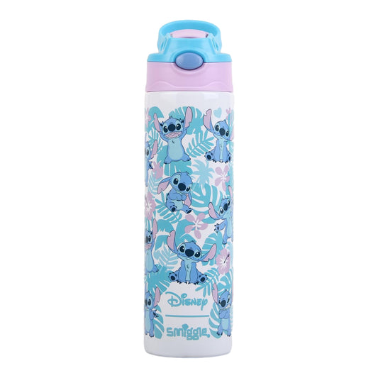 Smiggle 520 ml Stainless Steel Water Bottle for Kids - Stitch
