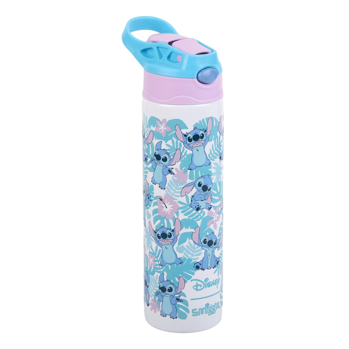 Smiggle 520 ml Stainless Steel Water Bottle for Kids - Stitch