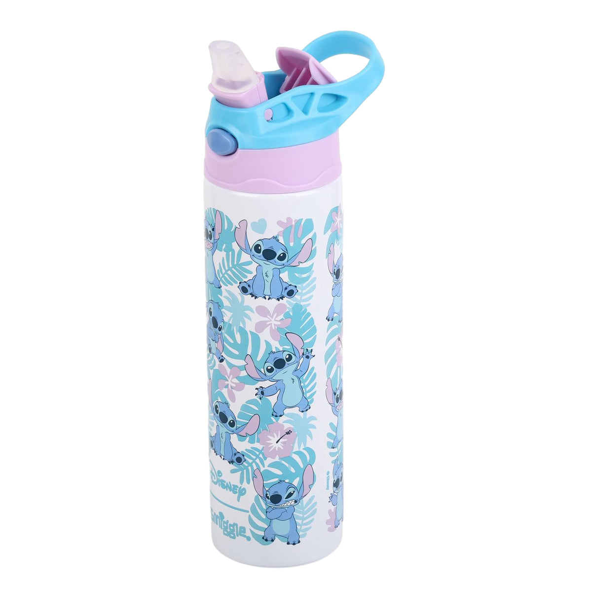 Smiggle 520 ml Stainless Steel Water Bottle for Kids - Stitch