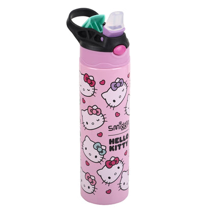 Smiggle 520 ml Stainless Steel Water Bottle for Kids - HELLO KITTY