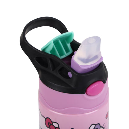 Smiggle 520 ml Stainless Steel Water Bottle for Kids - HELLO KITTY