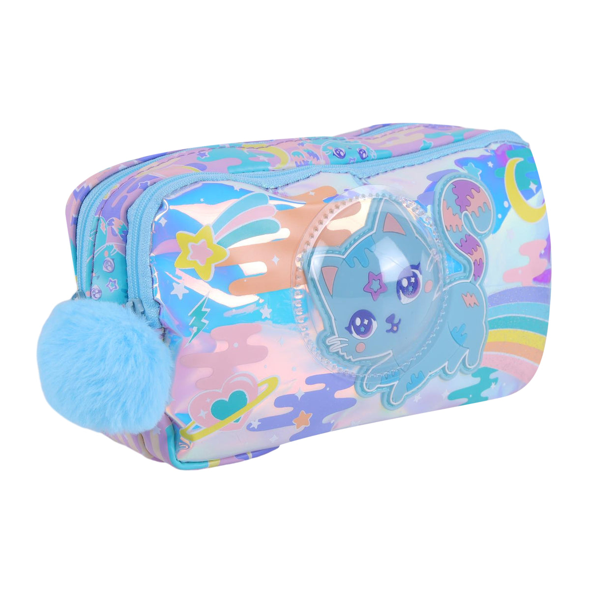 Smiggle Kids Pencil Pouch - CAT EYES