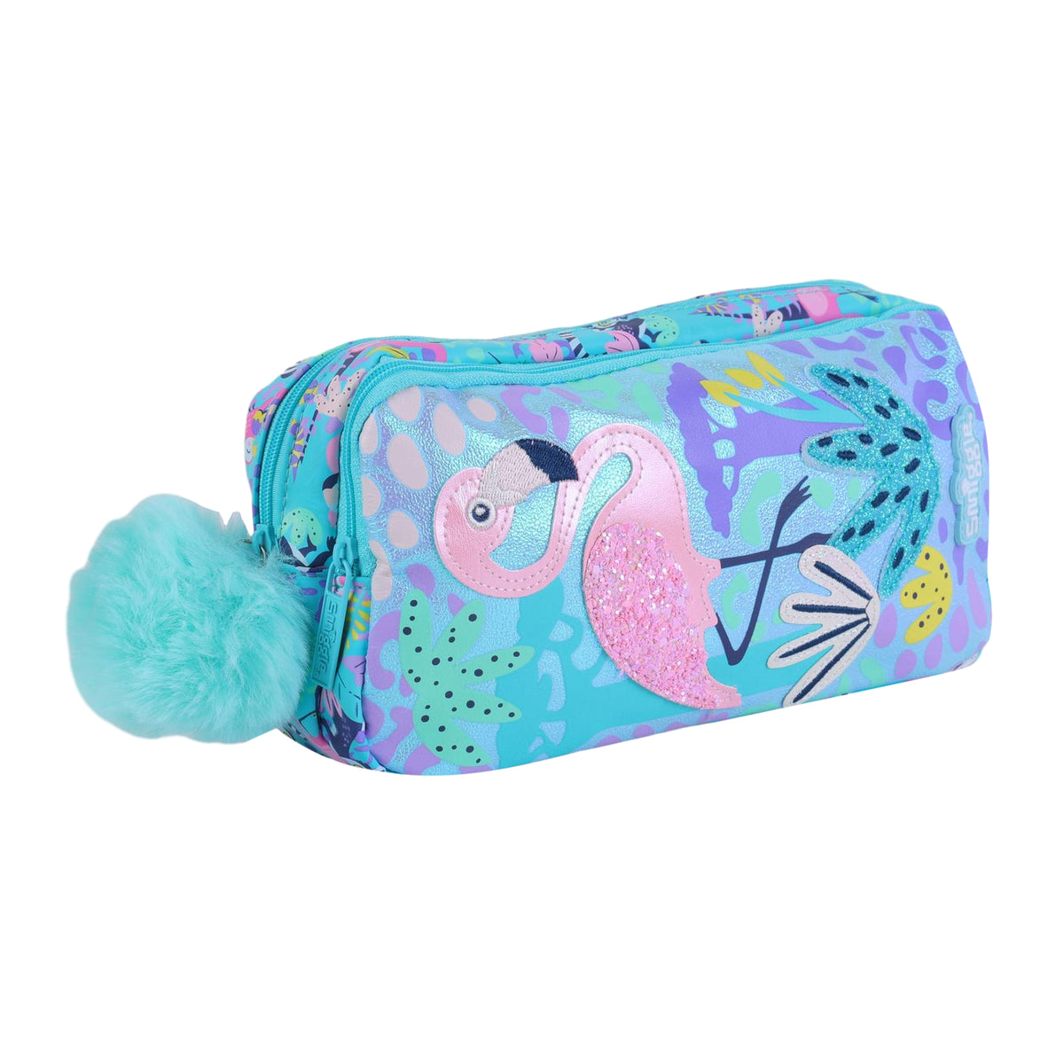 Smiggle Kids Pencil Pouch - FLAMINGO