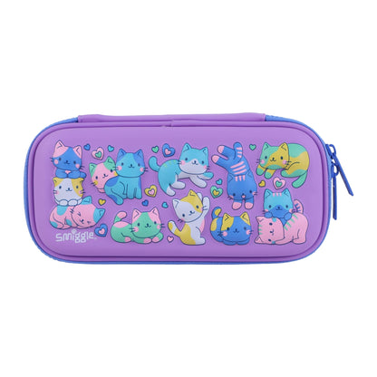 Smiggle Compact Hardtop Pencil Case for Kids - CAT