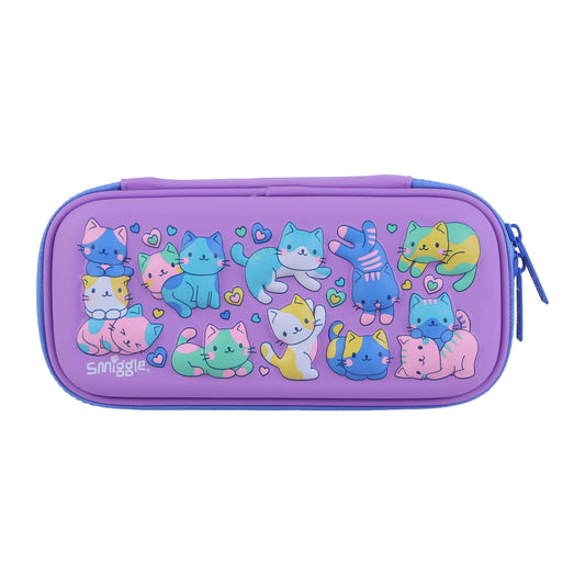 Smiggle Compact Hardtop Pencil Case for Kids - CAT