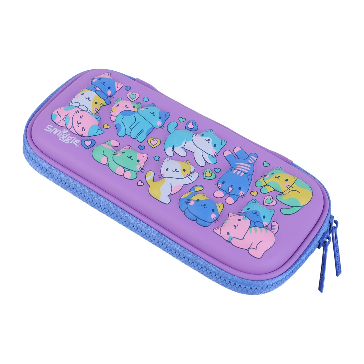 Smiggle Compact Hardtop Pencil Case for Kids - CAT