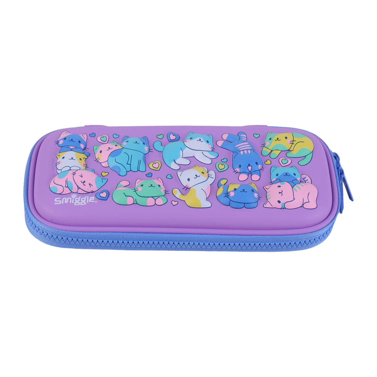 Smiggle Compact Hardtop Pencil Case for Kids - CAT