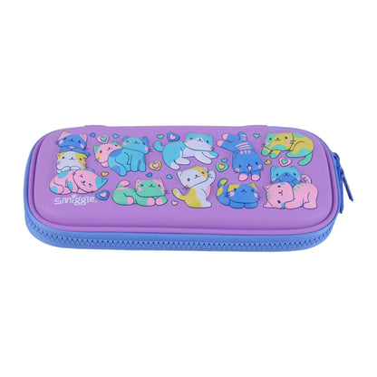 Smiggle Compact Hardtop Pencil Case for Kids - CAT
