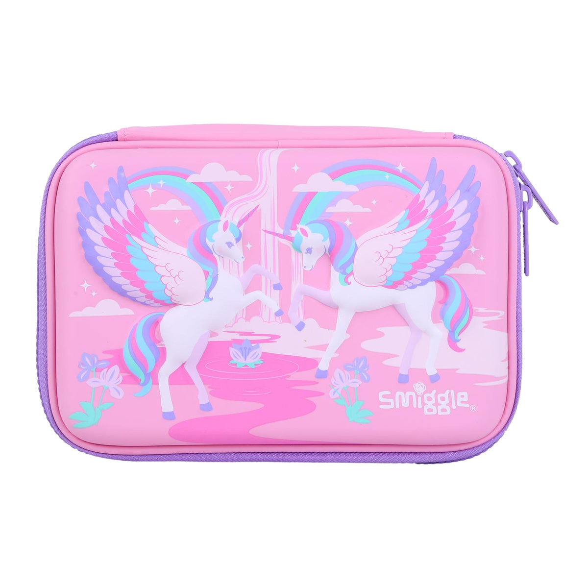 Smiggle Hardcase Pencil Case for Kids - UNICORN