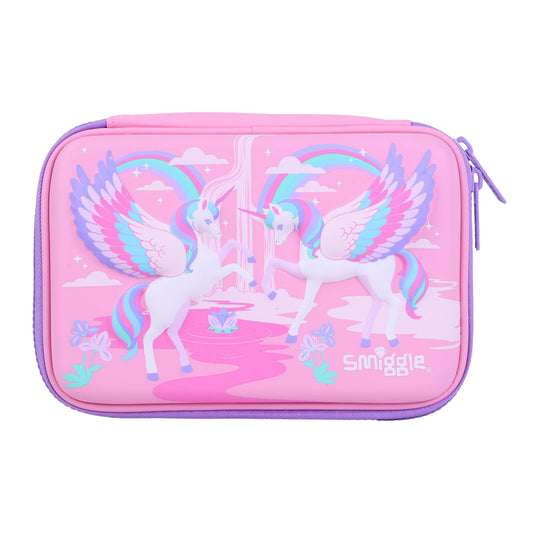 Smiggle Hardcase Pencil Case for Kids - UNICORN