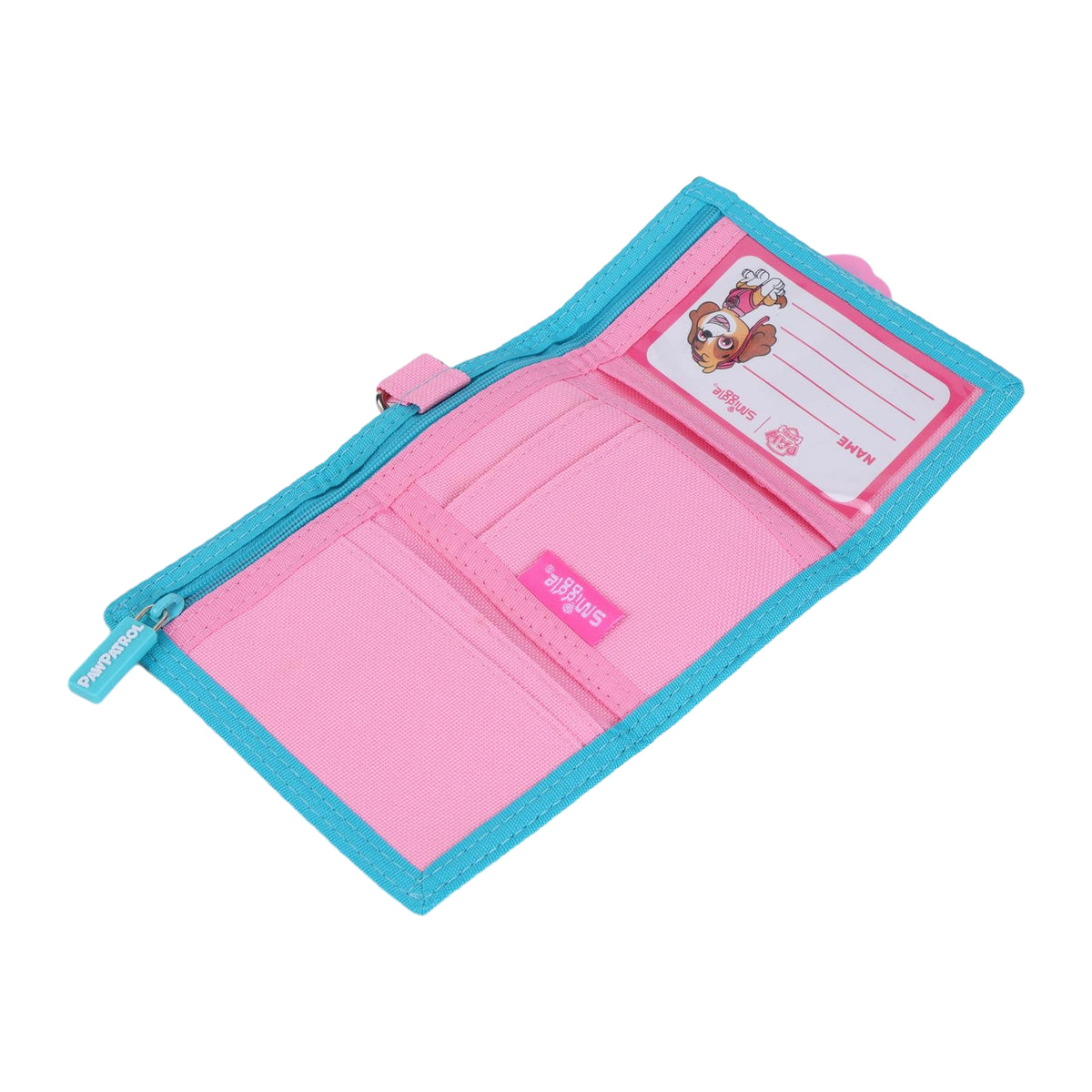 Smiggle Paw Patrol Pink Trifold Wallet for Kids