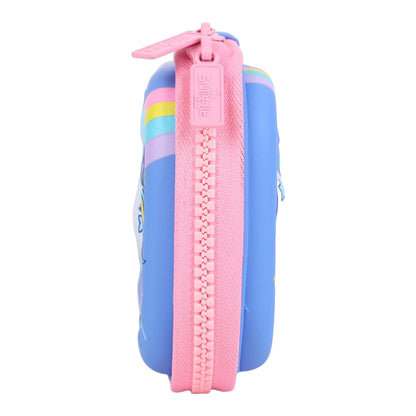 Smiggle Compact Hardtop Pencil Case for Kids - Unicorn Blue