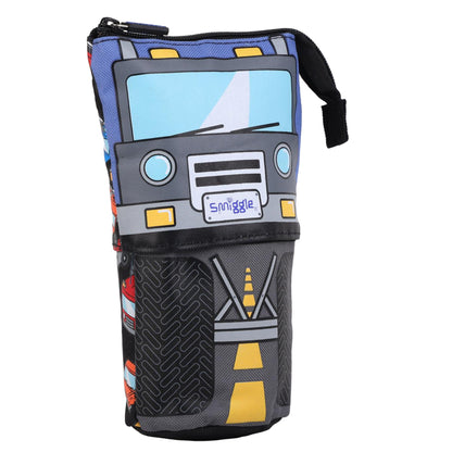 Smiggle Stand & Slide Pencil Case for Kids - CAR