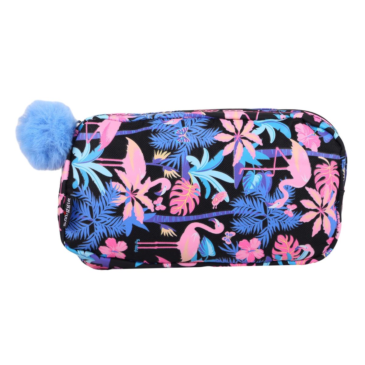 Smiggle Kids Pencil Pouch - BLACK FLAMINGO