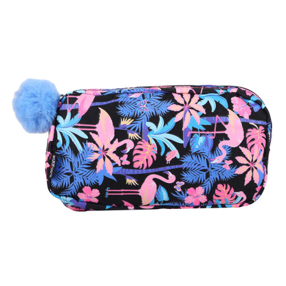Smiggle Kids Pencil Pouch - BLACK FLAMINGO