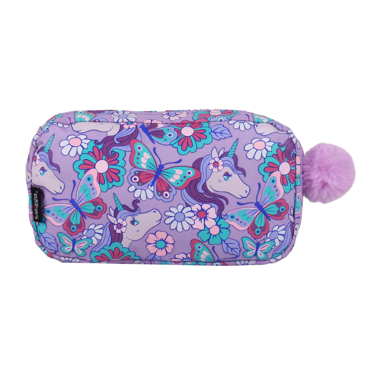 Smiggle Kids Pencil Pouch - PINK UNICORN