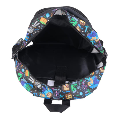 Smiggle Classic Kids School Backpack 16 Inch –MINECRAFT BLACK